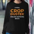 Farting Joke Sarcastic Crop Duster Women Sweatshirt Funny Gifts