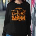 Game Day Black And Orange High School Football Football Mom Women Sweatshirt Funny Gifts