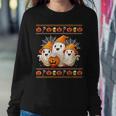 Ghost Ugly Sweater Halloween Christmas Sweater For Women Sweatshirt Funny Gifts