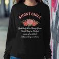 Short Girls God Only Lets Things Grow Short Girls Women Sweatshirt Unique Gifts