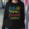 Girls Gone Cruising 2023 Matching Cruise Vacation Trip Funny Women Crewneck Graphic Sweatshirt Funny Gifts