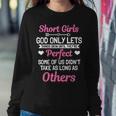 Short Girls Slim Petite Lady God Only Lets Things Grow Women Sweatshirt Funny Gifts
