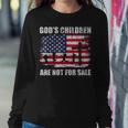 Gods Children Are Not For Sale Christ Christian Vintage Women Crewneck Graphic Sweatshirt Unique Gifts