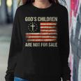 Gods Children Are Not For Sale Quote Gods Children Women Sweatshirt Unique Gifts
