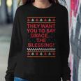 Grace The Blessing Ugly Christmas Sweaters Women Sweatshirt Unique Gifts