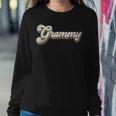 Grammy Gifts For Grandma Retro Vintage Mothers Day Grammy Women Crewneck Graphic Sweatshirt Funny Gifts