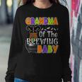 Grandma Of Brewing Baby Halloween Theme Baby Shower Spooky Women Sweatshirt Unique Gifts