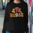 Groovy Er Nurse Emergency Room Nurse Nursing Women Sweatshirt Funny Gifts