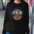 Groovy Mountain Mama Hippie 60S Psychedelic Artistic Women Crewneck Graphic Sweatshirt Funny Gifts