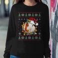 Guinea Pig Christmas Fairy Lights Santa Ugly Sweater Pajamas Women Sweatshirt Funny Gifts