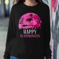 Halloween Flamingo Witch Happy Flamingoween Costume Women Sweatshirt Unique Gifts
