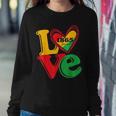 Happy Junenth Is My Independence Day Black Women Heart Women Crewneck Graphic Sweatshirt Funny Gifts