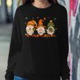 Happy Thanksgiving Fall Gnomes Pumpkin Spice Turkey Hippie Women Sweatshirt Unique Gifts