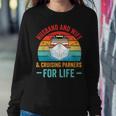 Husband And Wife Cruise Partners For Life Cruising Funny Women Crewneck Graphic Sweatshirt Funny Gifts