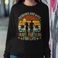 Husband And Wife Travel Partners For Life Beach Traveling Women Crewneck Graphic Sweatshirt Funny Gifts