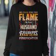 Husband Firefighter American Flag Fire Fighting Wife Pride Women Sweatshirt Unique Gifts Husband Firefighter American Flag Fire Fighting Wife Pride Women Sweatshirt Unique Gifts