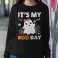 Its My Boo Day Halloween Birthday Ghost Pink Bow Girls Women Sweatshirt Unique Gifts