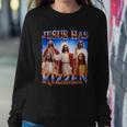 Jesus Has Rizzen Christian Quote For Religion Lovers Women Sweatshirt Funny Gifts