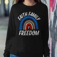 July 4Th Women’S Patriotic Faith Family Freedom American Women Sweatshirt Unique Gifts