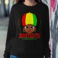 Junenth Is My Independence Day Black Women Black Pride Women Crewneck Graphic Sweatshirt Funny Gifts