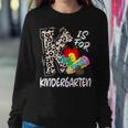 K Is For Kindergarten Teacher Leopard Back To School Kinder Women Sweatshirt Unique Gifts