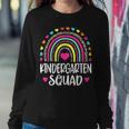 Kindergarten Squad Rainbow Back To School Teacher Women Sweatshirt Funny Gifts