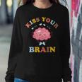 Kiss Your Brain Cute Teacher Appreciation Teaching Squad Women Sweatshirt Unique Gifts