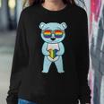 Lgbt Supporter Bear Rainbow Gay Pride Lgbt Heart Women Sweatshirt Unique Gifts
