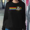 Lgbtq Be Kind Gay Pride Lgbt Ally Rainbow Flag Retro Vintage Women Sweatshirt Unique Gifts