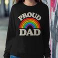 Lgbtq Proud Dad Gay Pride Lgbt Ally Rainbow Fathers Day Women Sweatshirt Unique Gifts