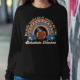 Because Your Life Is Worth My Time Substitute Teacher Tutor Women Sweatshirt Unique Gifts