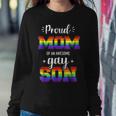 I Love My Gay Son Lgbt Pride Month Proud Mom Dad Women Sweatshirt Unique Gifts