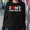 I Love My Girlfriend Gf I Heart My Girlfriend Gf Women Sweatshirt Funny Gifts