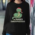 Merry Christmasss Snake Serpent Ugly Christmas Sweater Women Sweatshirt Funny Gifts
