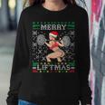 Merry Liftmas Ugly Christmas Sweater Miss Santa Gym Booty Women Sweatshirt Unique Gifts