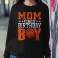 Mom Basketball Birthday Boy Family Baller B-Day Party Women Sweatshirt Unique Gifts