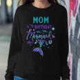 Mom Of The Birthday Mermaid Theme Party Squad Security Mommy Women Sweatshirt Unique Gifts