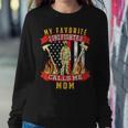 For Mother Of Firefighter Mom Fire Department Pride Women Sweatshirt Unique Gifts