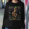 Music Note Christmas Ugly Sweater Musical Teacher Sing Carol Women Sweatshirt Unique Gifts