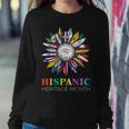 National Hispanic Heritage Month Sunflower Countries Flags Women Sweatshirt Unique Gifts