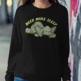 Need More Sleep Elephant Tired Animal Lover Coffee Lover Women Crewneck Graphic Sweatshirt Personalized Gifts
