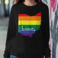 Ohio Gay Pride Lgbt Rainbow Home State Women Sweatshirt Unique Gifts
