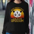 Opossum Never Underestimate A Girl With A Opossum Women Sweatshirt Unique Gifts