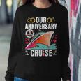 Our 15 Years Anniversary Cruise Husband Wife Couple Matching Women Crewneck Graphic Sweatshirt Funny Gifts