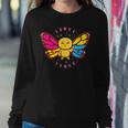 Pansexual Monarch Butterfly Insect Subtle Pan Pride Month Women Sweatshirt Unique Gifts