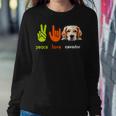 Peace Love Cavador Dog My Dogs Are My Cardio Women Sweatshirt Unique Gifts