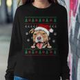 Pitbull Christmas Ugly Sweater Pit Bull Lover Women Sweatshirt Funny Gifts