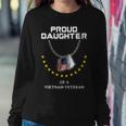 Proud Daughter Of A Vietnam Veteran Cool Army Soldier Women Sweatshirt Unique Gifts