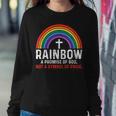 Rainbow A Promise Of God Not A Symbol Of Pride Women Sweatshirt Unique Gifts