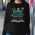 Reading Powers Imagination Cute Teacher Librarian Book Lover For Teacher Women Sweatshirt Unique Gifts